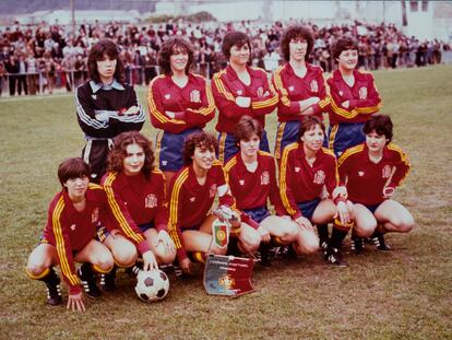 Barcelona, 08/02/2021
MINIDOC: 50 AOS DE LA SELECCIîN FEMENINA DE FòTBOL ESPAOLA.
La seleccin femenina en los aos 80.
Foto: Gianluca Battista
