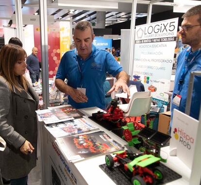 Uno de los expositores participantes en el pasado SIMO 2022, en el recinto de Ifema Madrid.