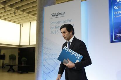 El presidente de Telefónica, José María Álvarez-Pallete.