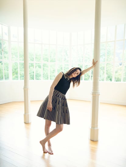 Pilar López de Ayala, en un salón de la Fundación Ortega / Marañón de Madrid.