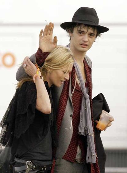 Pete Doherty y Kate Moss, el pasado verano.