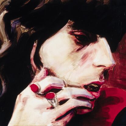 Retrato de Keith Richards, de la pintora Elizabeth Peyton.