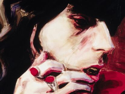 Retrato de Keith Richards, de la pintora Elizabeth Peyton.
