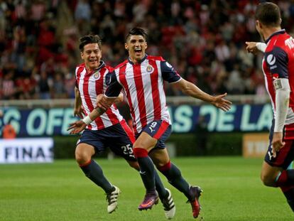 Los jugadores de Guadalajara durante un partido de liga