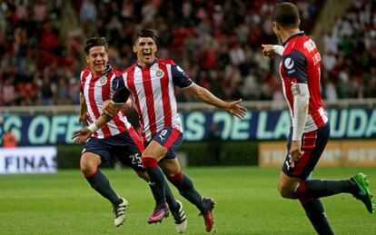 Los jugadores de Guadalajara durante un partido de liga