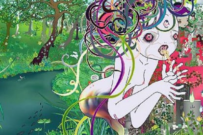 <i>Sublime grave dweller Shinko</i> ( 2004), de Chiho Aoshima.
/ CHIHO AOSHIMA