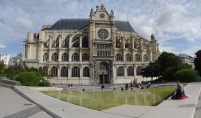 Iglesia de Saint Eustache, París, donde se celebraron los funerales de la madre de Mozart.