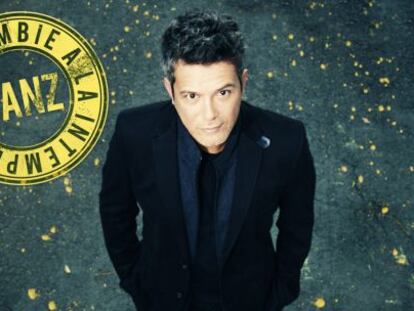 El cantante Alejandro Sanz, autor de 'Un zombie a la intemperie'.