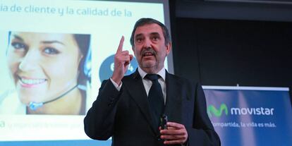 Luis Miguel Gilpérez, en un evento pasado de Telefónica.