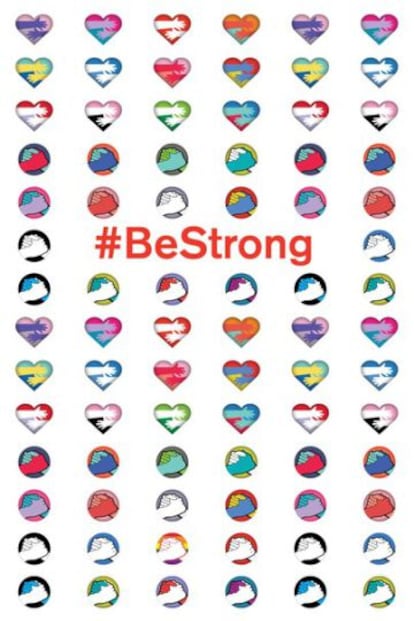 Emoticones #BeStrong.