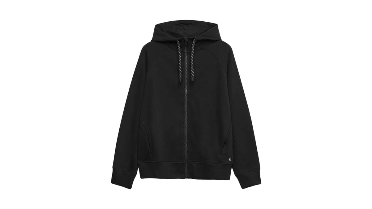 Sudadera con cremallera.