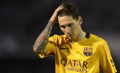 Messi, en un partido de esta temporada.