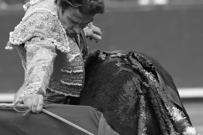 Jos&eacute; Tom&aacute;s durante la corrida del domingo en M&eacute;xico. 