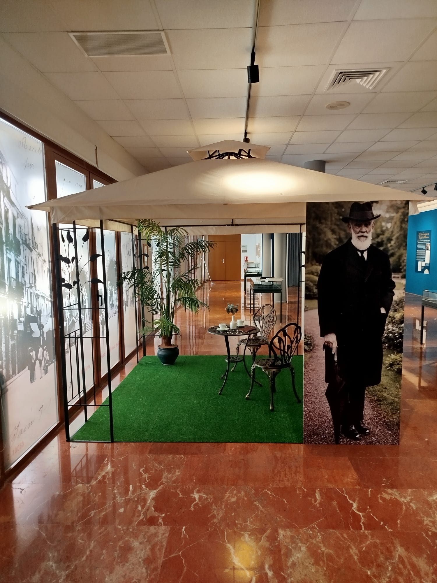 Una perspectiva de la exposición.
