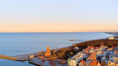 Vista del puerto de la ciudad polaca de Kolobrzeg.