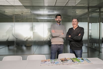 David Hernández (izquierda), gerente de Elk Sport, y José Antonio Ferrando, fundador de la compañía.