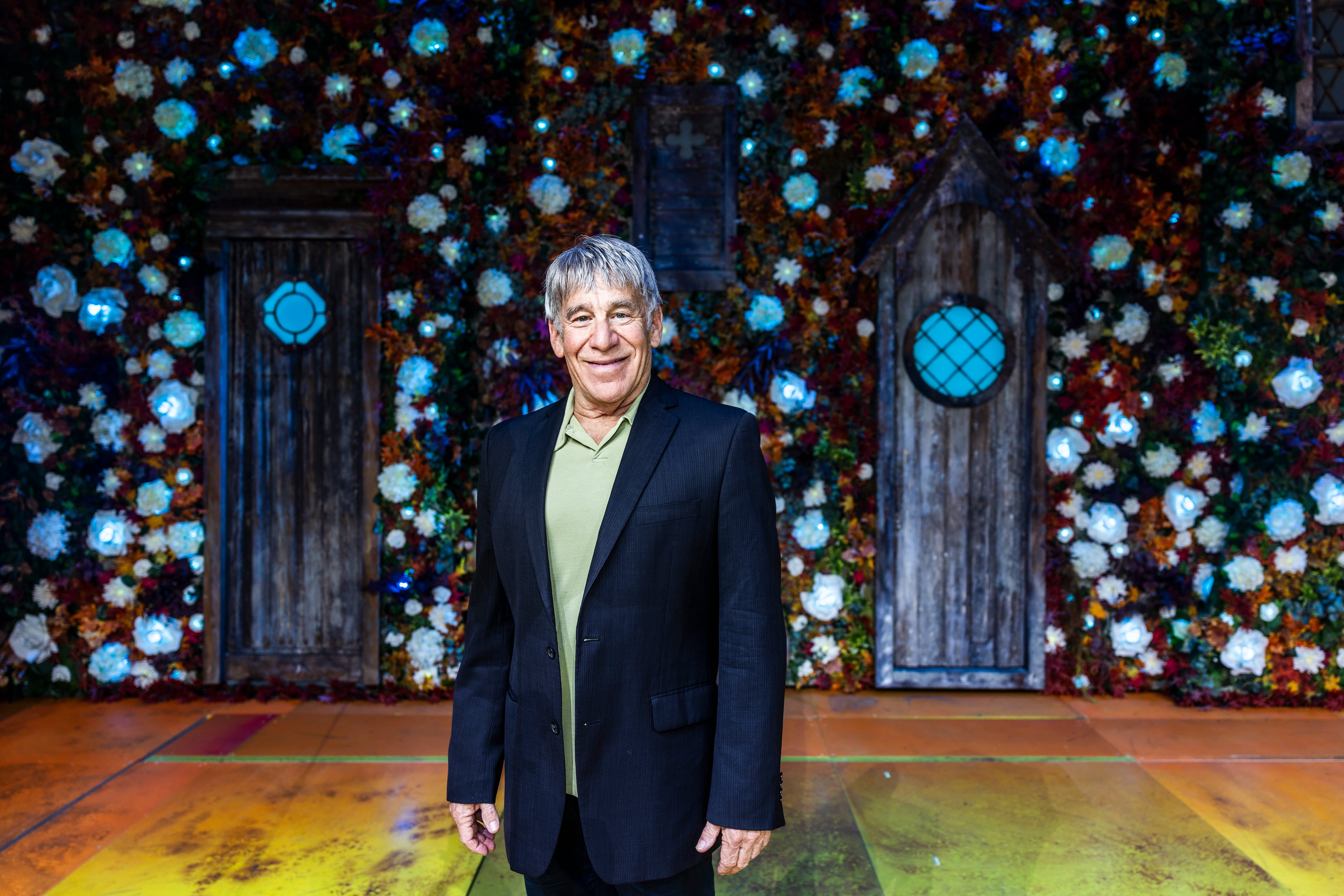 Stephen Schwartz, compositor de 'Wicked', en la presentación de la obra, ayer en Madrid.