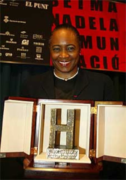 Barbara Hendricks recibió ayer en Girona el Premio Xifra Heras.