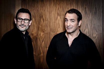 Michel Hazanavicius y Jean Dujardin, que repiten en 'Los infieles' tras el éxito de 'The artist'.