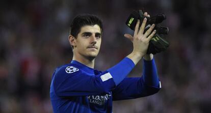 Courtois, portero del Atlético de Madrid.