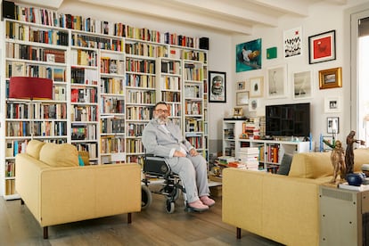 Bob Pop, en julio en su casa de Barcelona.