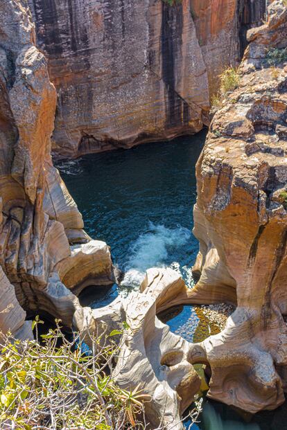 Las vistas del impresionante cañón del río Blyde.