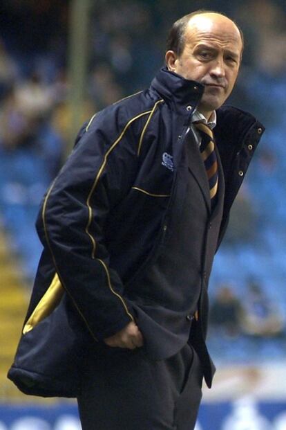 El entrenador del Deportivo, Miguel Ángel Lotina.