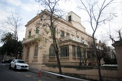 El palacete de la calle de Iradier, en Barcelona, que entre 1941 y 2020 ha tenido un uso policial.