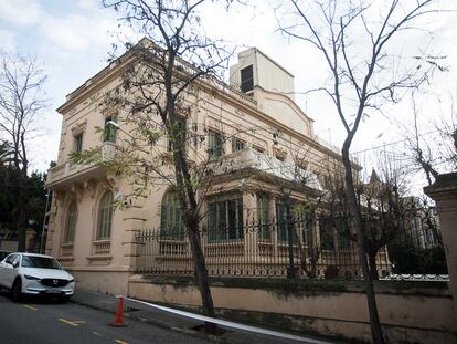 El palacete de la calle de Iradier, en Barcelona, que entre 1941 y 2020 ha tenido un uso policial.