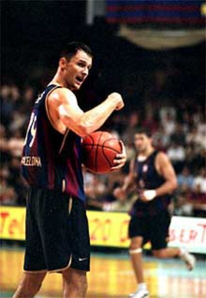 Karnisovas, durante un partido del Barcelona.