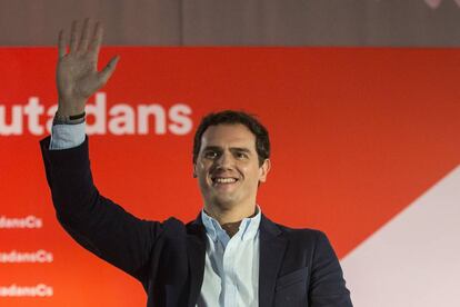 El presidente de Ciudadanos, Albert Rivera.