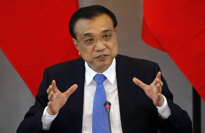 O primeiro-ministro chinês,  Li Keqiang.