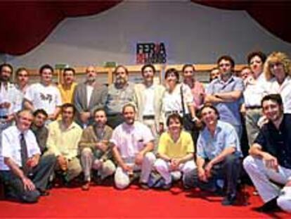 Representantes de las 27 pequeñas editoriales de Madrid.
