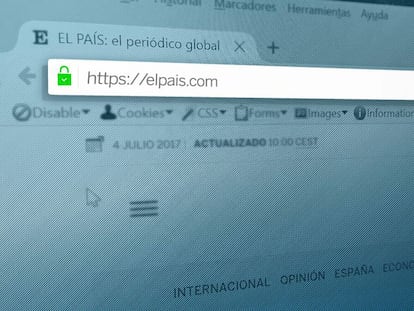 EL PAÍS protege seus usuários com navegação segura