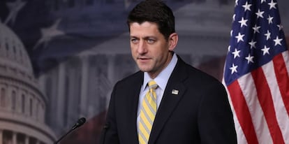 El presidente de la Cámara de Representantes, el republicano Paul Ryan.