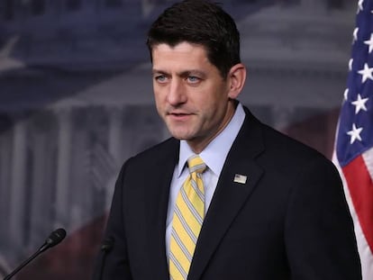 El presidente de la Cámara de Representantes, el republicano Paul Ryan.