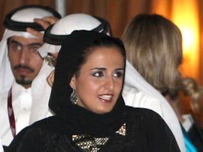 La mujer más poderosa en el mundo del arte: Sheikha Al-Mayassa, hermana del emir de Catar.