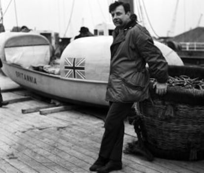 John Fairfax en 1969, antes de cruzar el Atlántico.