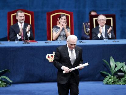 El cineasta estadounidense Martin Scorsese, tas recibir el Premio Princesa de Asturias de las Artes 2018.