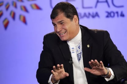 El presidente de Ecuador, Rafael Correa.