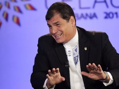 El presidente de Ecuador, Rafael Correa.