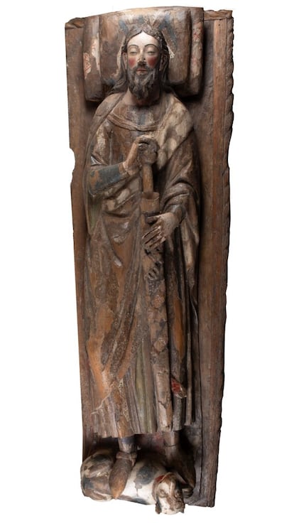 Sepulcro del siglo XIV del monasterio de Vileña que se menciona en el minuto 16:14 del 'podcast'.
