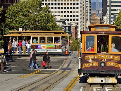 Bonde em San Francisco, Califórnia.