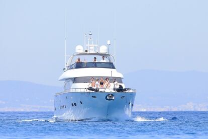 Leo Messi ha alquilado este espectacular barco para pasar sus vacaciones.