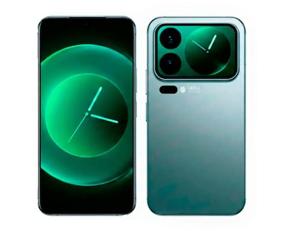 Teléfono Xiaomi 17 Pro de color verde