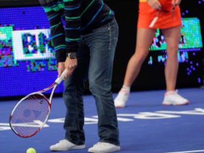 McIlroy, y tras él Wozniacki, en el Madison Square Garden.