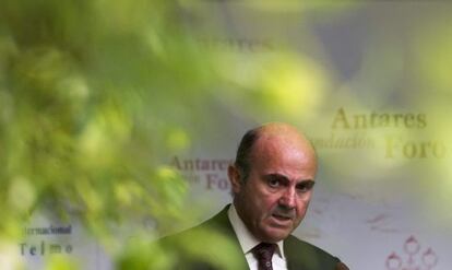 El ministro, durante su intervención en Sevilla.
