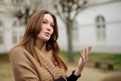La primera dama francesa, Carla Bruni.