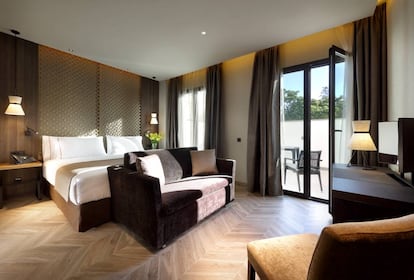Habitación del hotel Eurostars Washington Irving, en Granada.