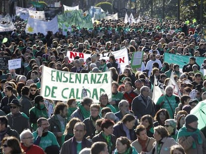 <span >Manifestación en Madrid a favor de la enseñanza pública / GORKA LEJARCEGI</span>